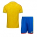 Camiseta Colombia Primera Equipación Replica Mundial 2026 para niños mangas cortas (+ Pantalones cortos)